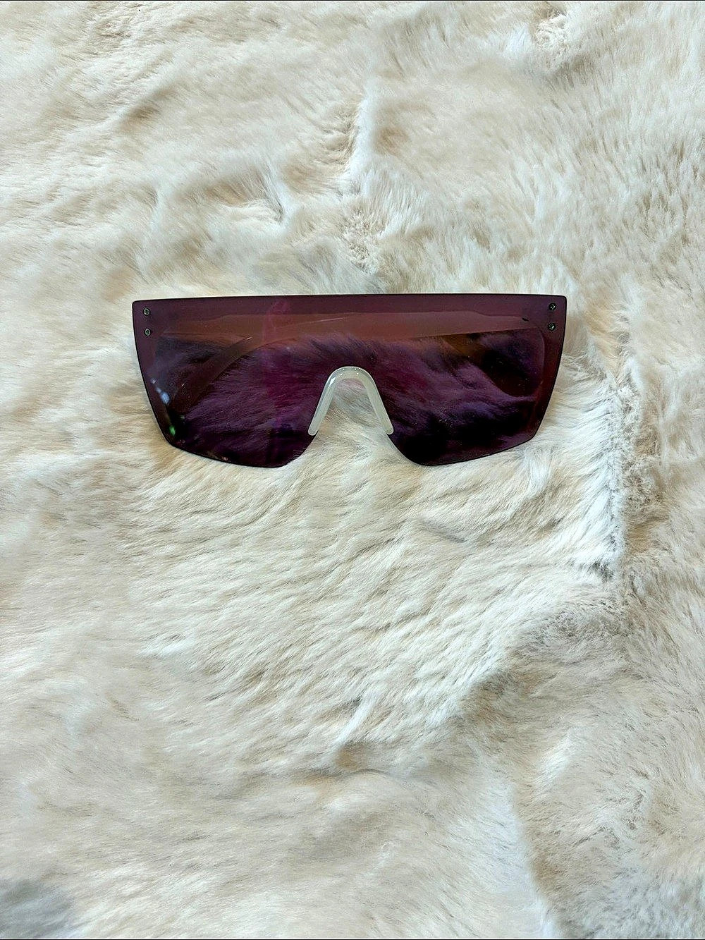 Purple Shield Sunglasses Like New